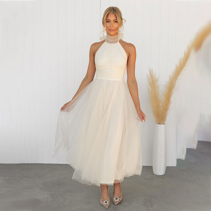 Robe tendance à col roulé Aria