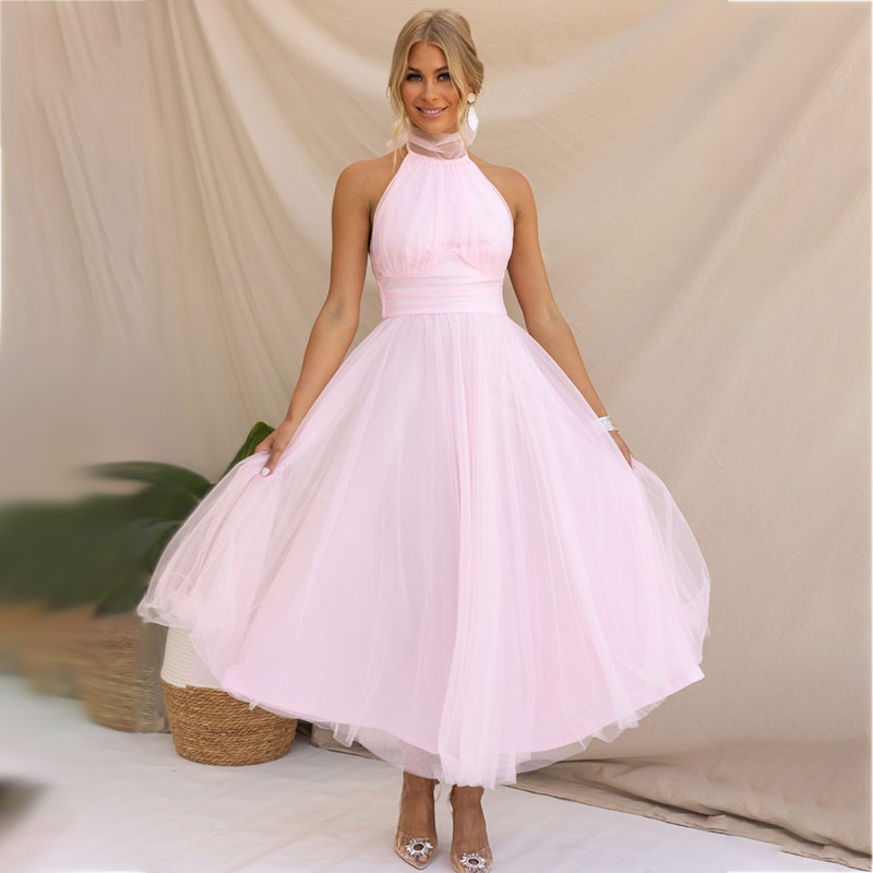Robe tendance à col roulé Aria