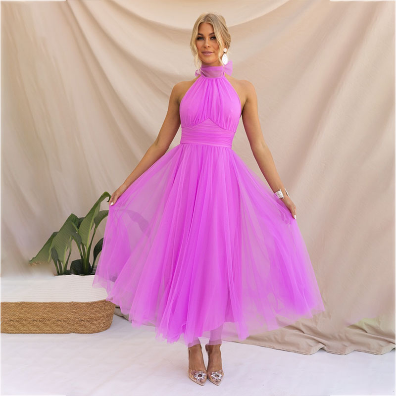 Robe tendance à col roulé Aria
