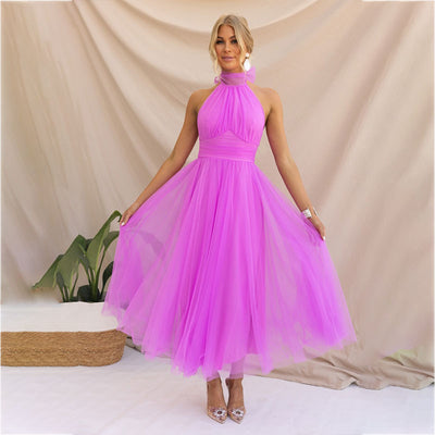 Robe tendance à col roulé Aria