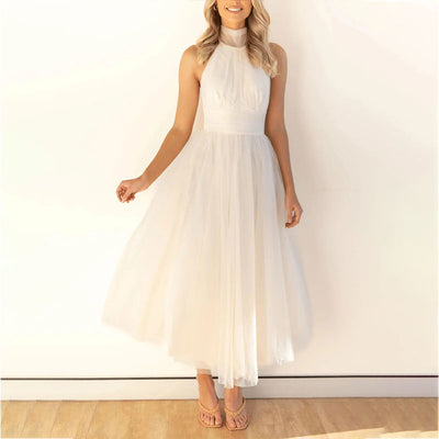 Robe tendance à col roulé Aria
