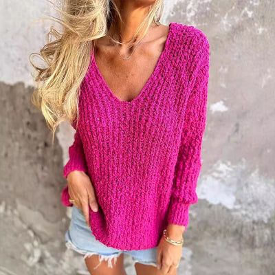 Pull In Cashmere Avec Scollatura AV