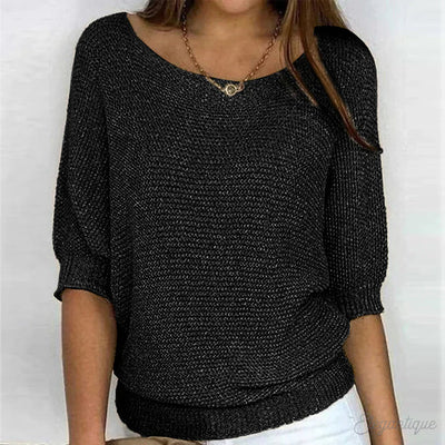 REBECCA™ | MAGLIONE ELEGANTE EN FILO INTRECCIATO DI QUALITÀ