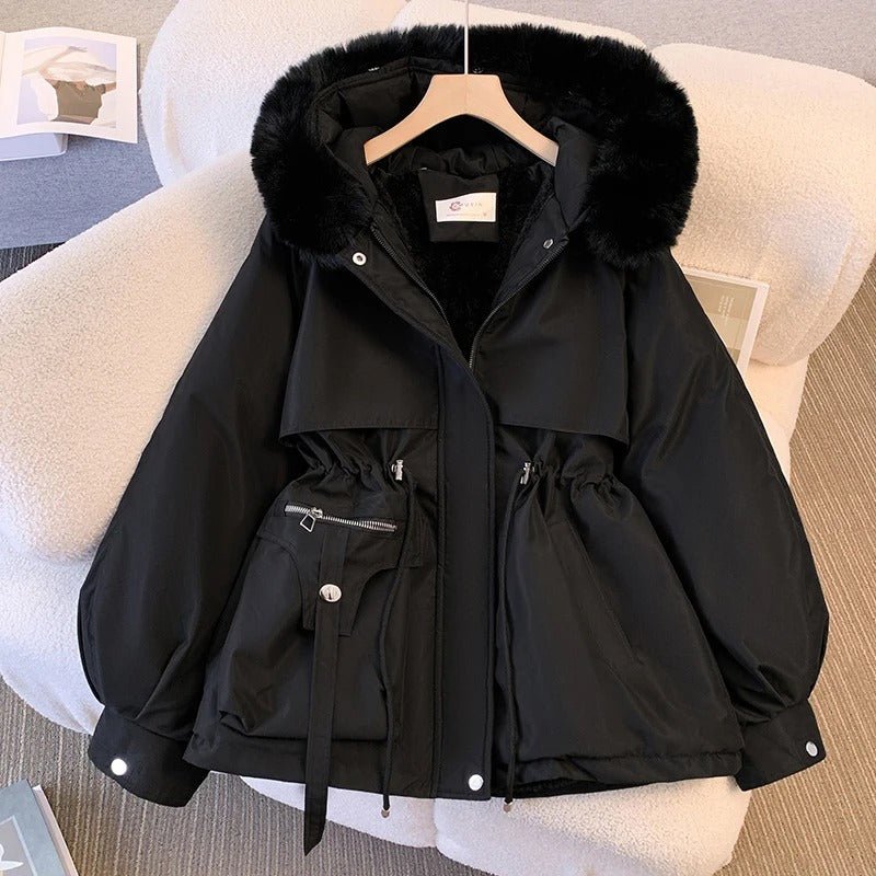 Amity™ | Elegante giacca invernale in piuma con pelliccia